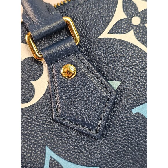 Louis Vuitton Empreinte Monogram Giant Speedy Bandouliere 20 Degrade Blue - Picture 12 of 14